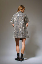 Leopard Wild Side Denim Dress
