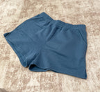 Fleece Sweat Shorts - Dusty Blue