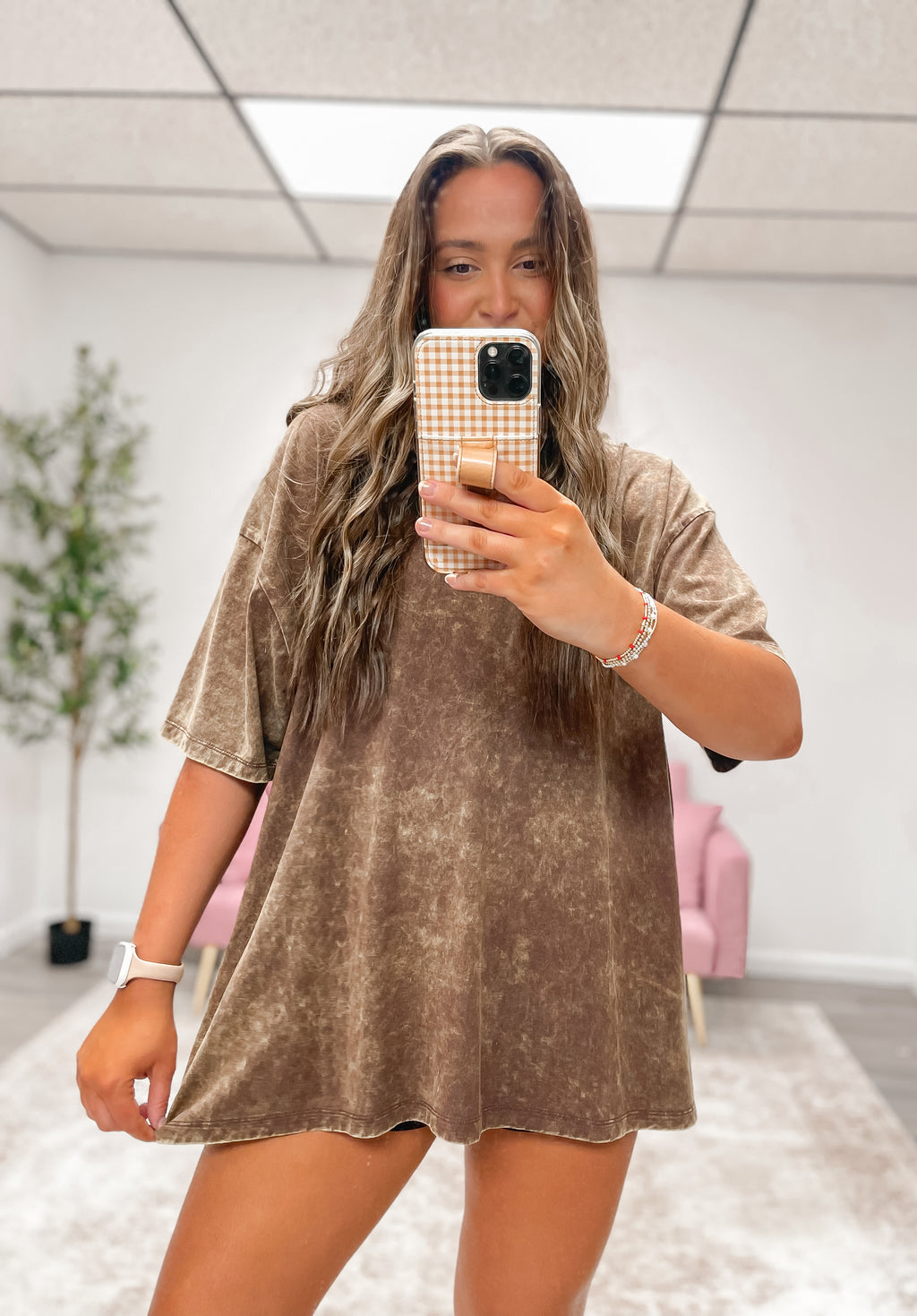 Oversized Mineral Wash Tee