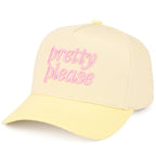 PRETTY PLEASE Embroidered Trucker Hat