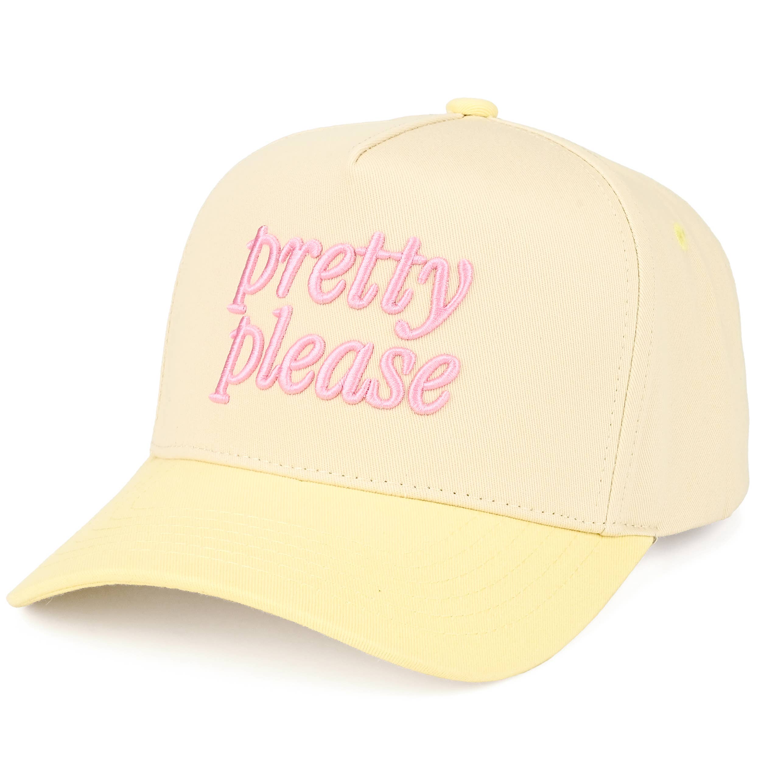 PRETTY PLEASE Embroidered Trucker Hat