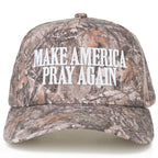 MAKE AMERICA PRAY AGAIN Two Tone Trucker Hat
