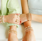 2MM Gold Beaded Bracelet