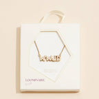 WWJD What Would Jesus Do 18K Gold Necklace