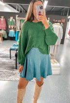 Katie Knit Sweater - Forest
