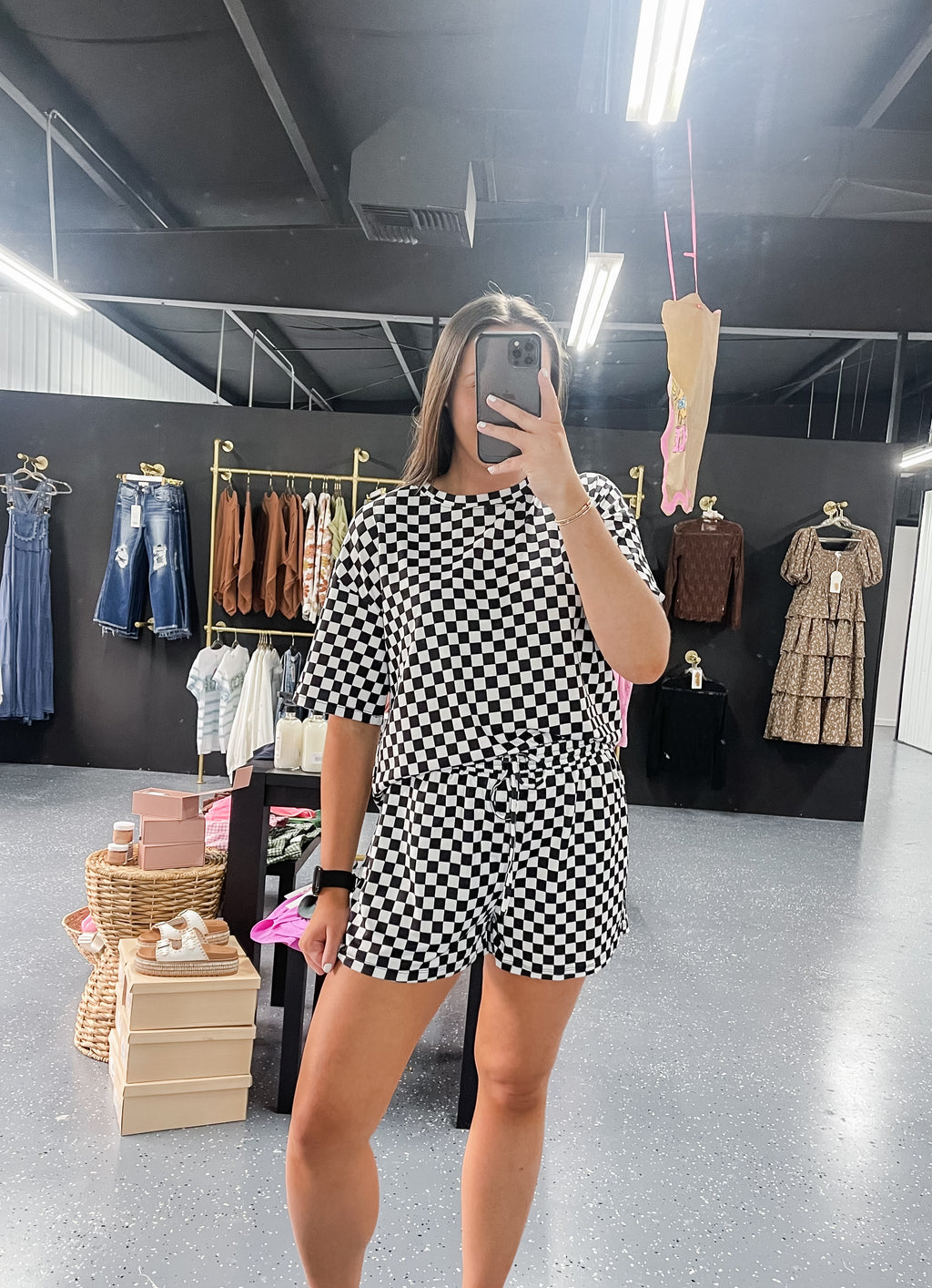 Jessi Checkered Set