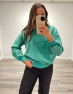 Dani Oversized Pullover - Kelly Green