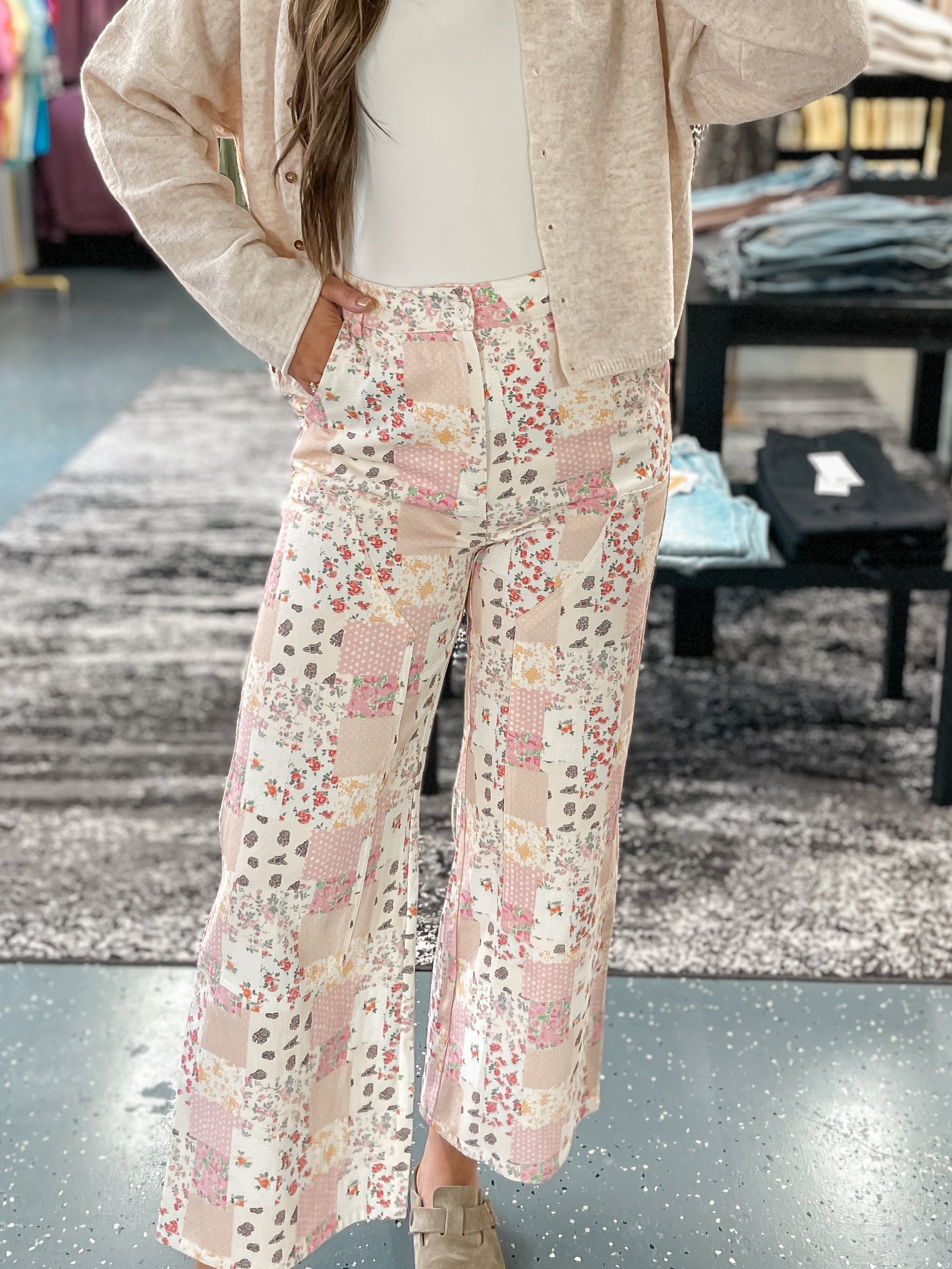 Meadow patchwork pants