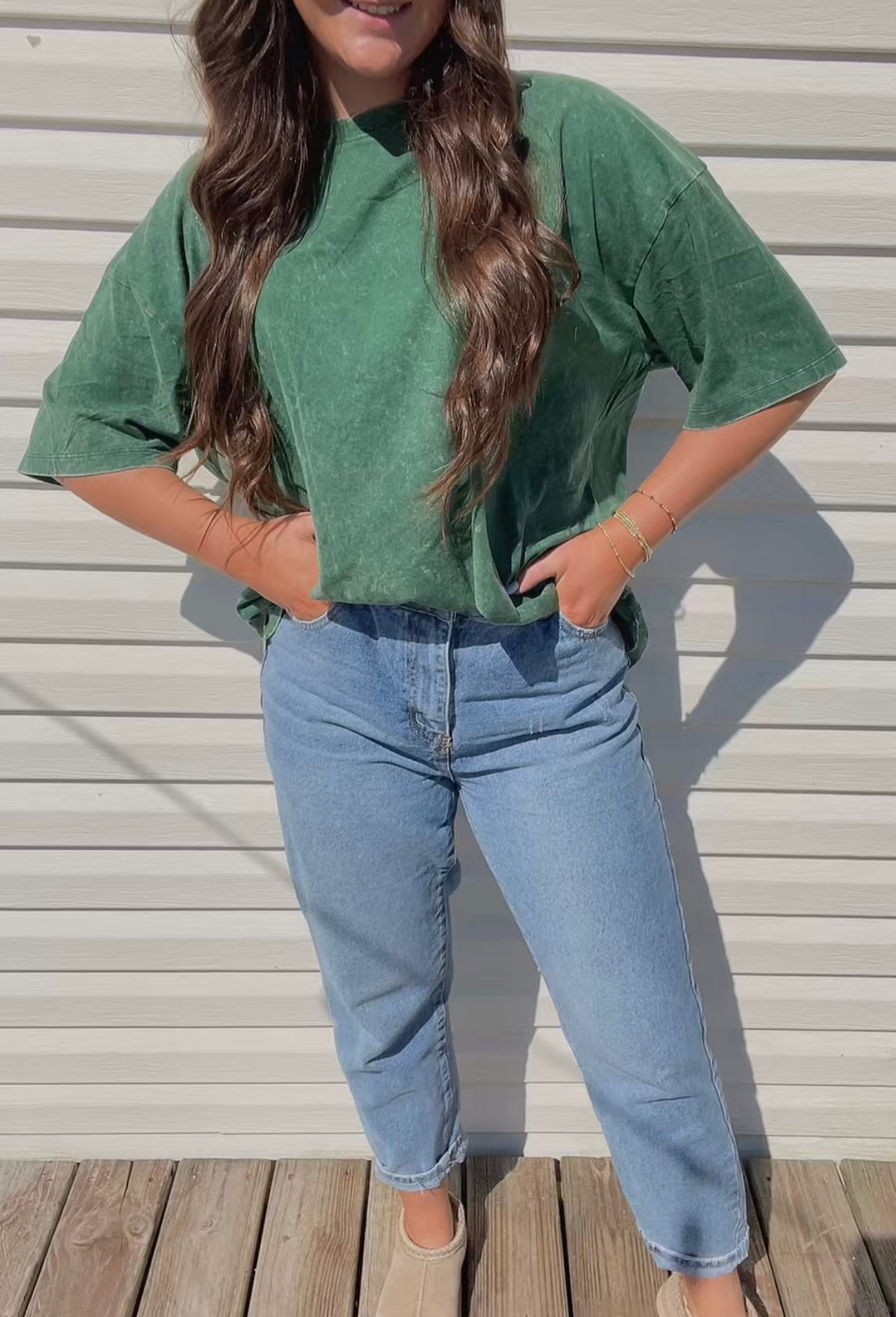 Oversized Mineral Wash Tee