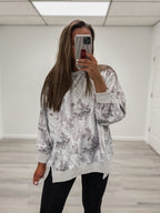 Camo Slit Pullover