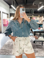 Baylee Denim Pullover