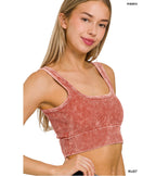 Washed Ribbed Brami - RUST