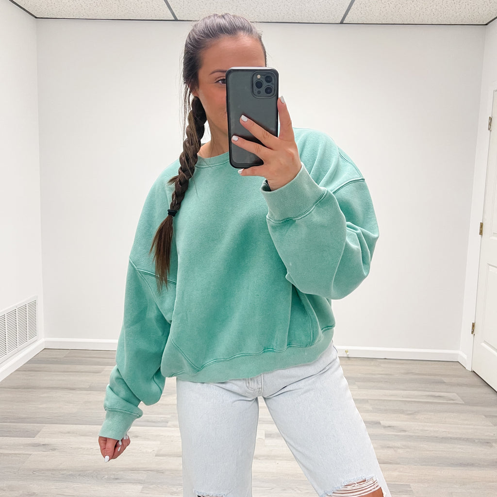 Comfort Washed Crew - 3 COLORS