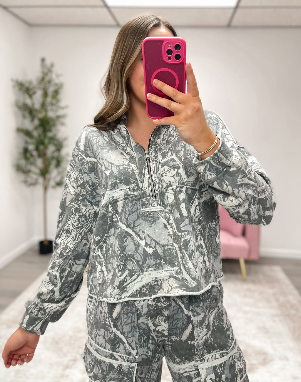 Camo Quarter Zip