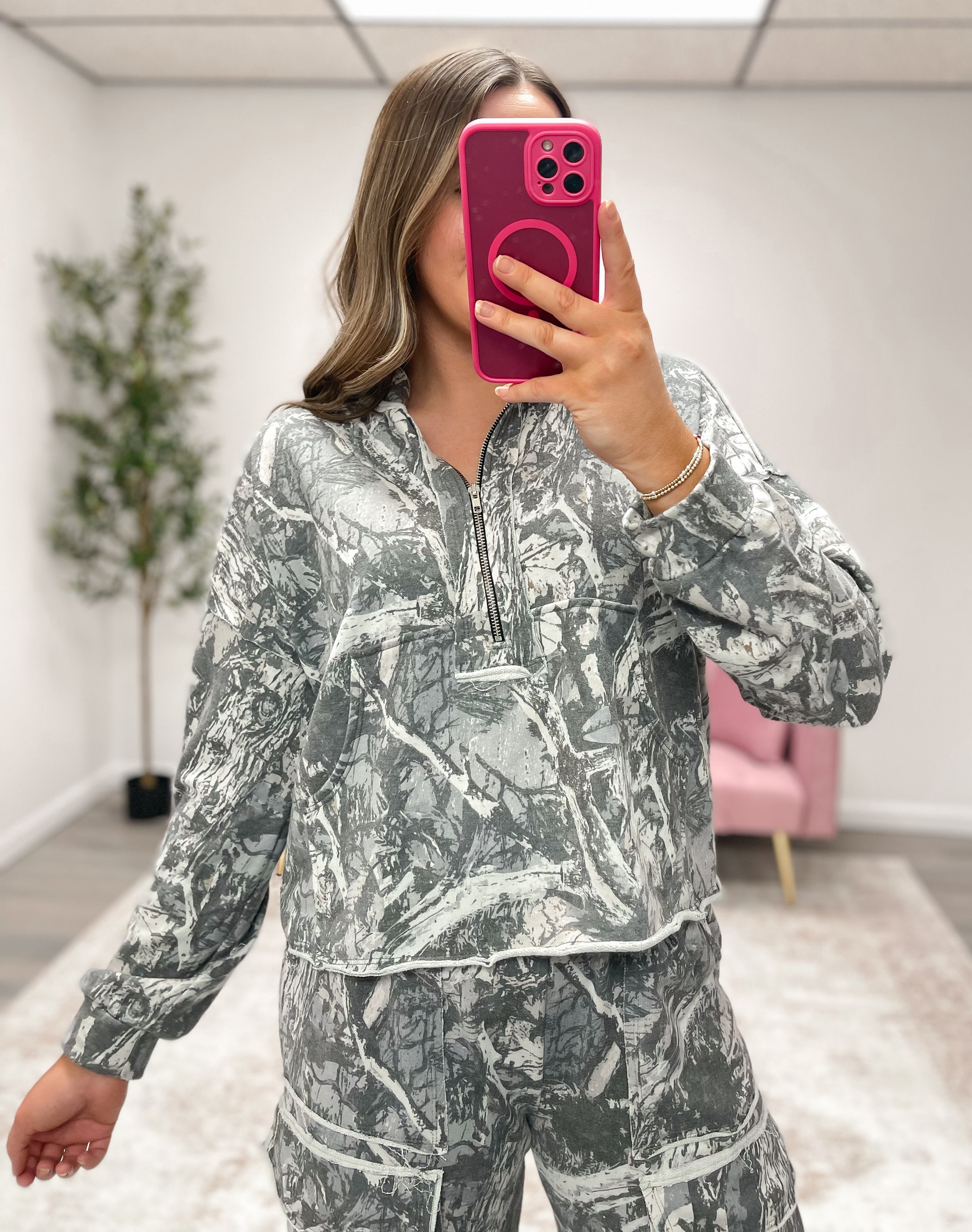 Camo Quarter Zip