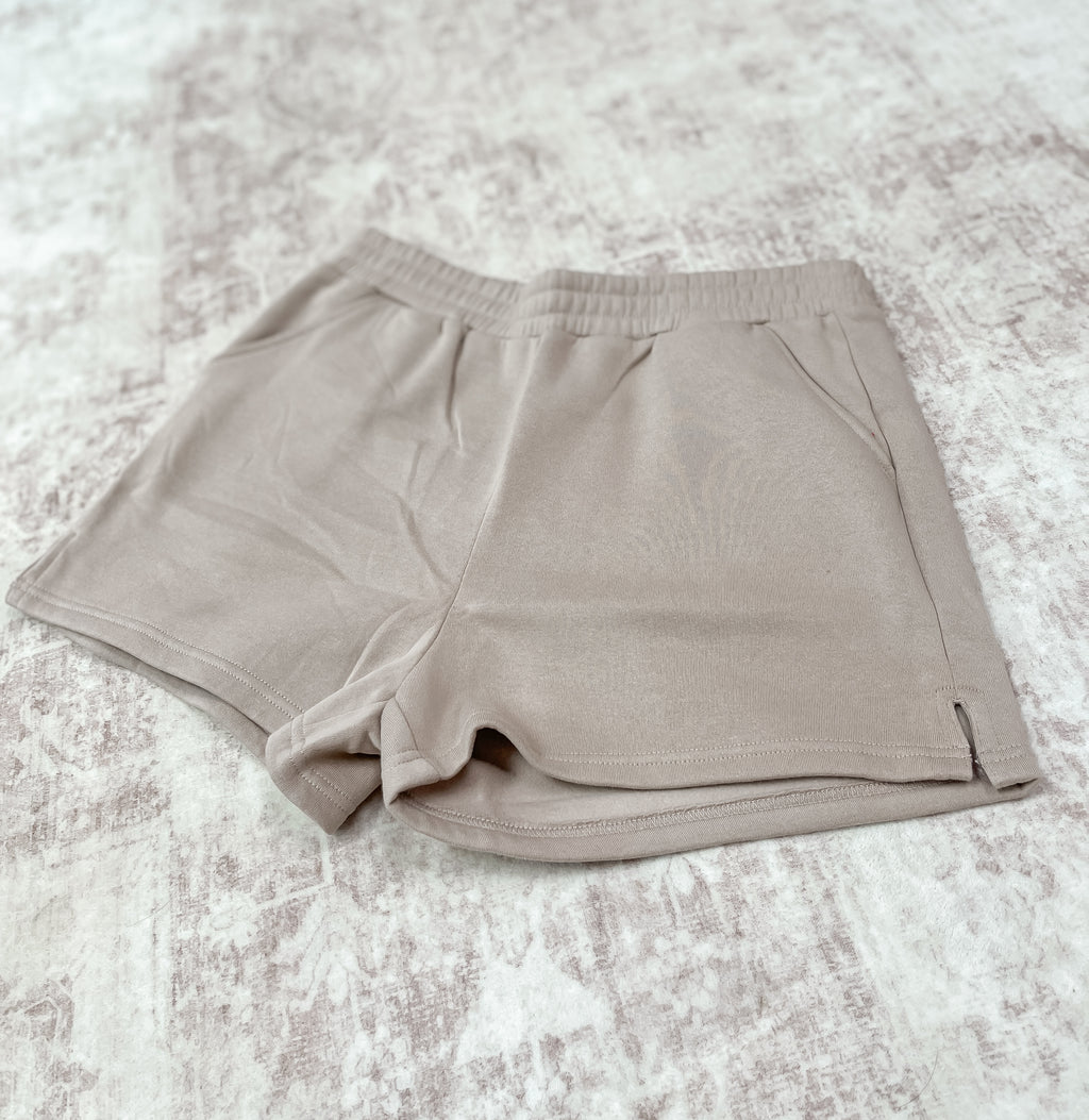 Fleece Sweat Shorts - Oatmeal