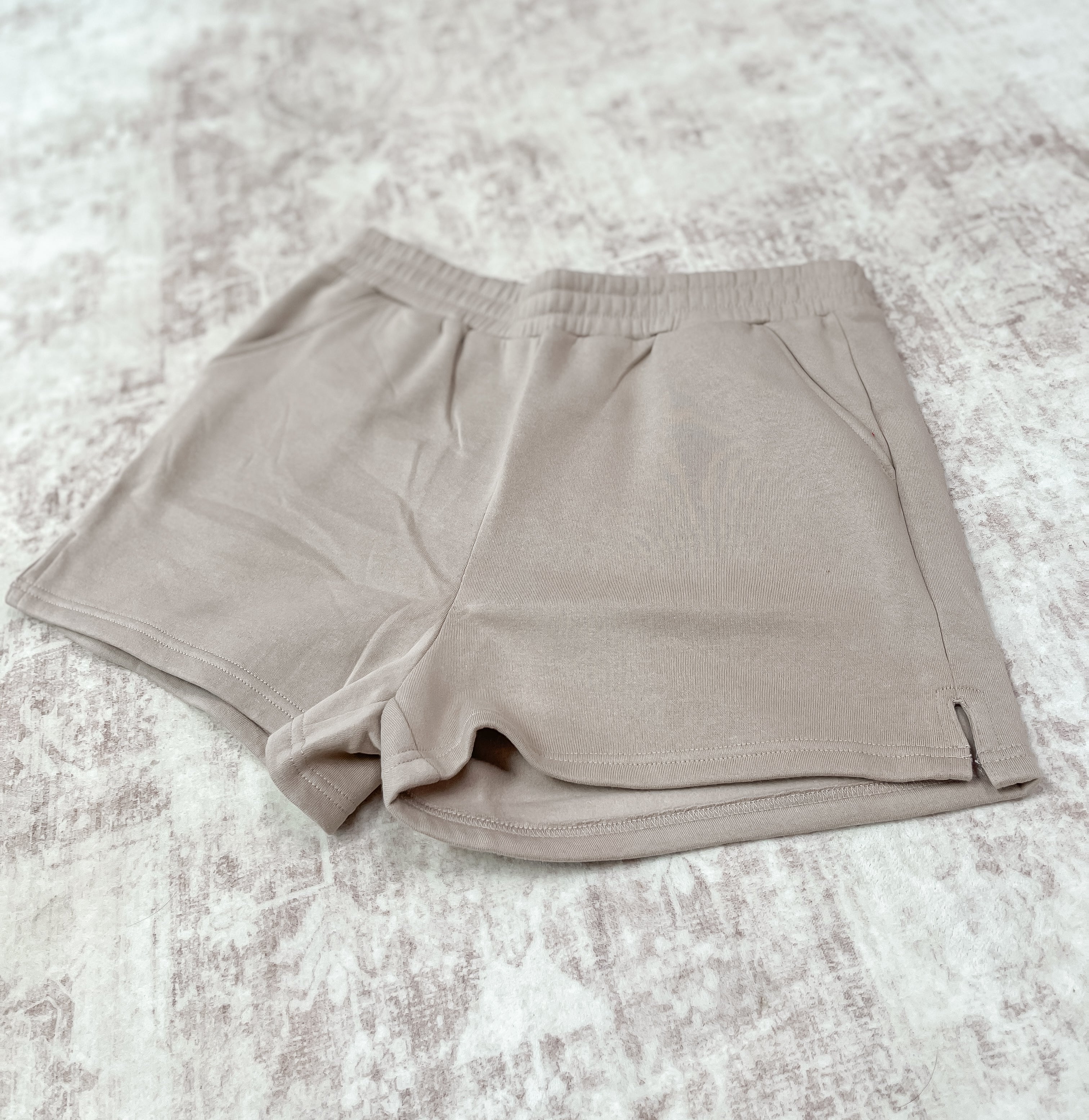 Fleece Sweat Shorts - Oatmeal