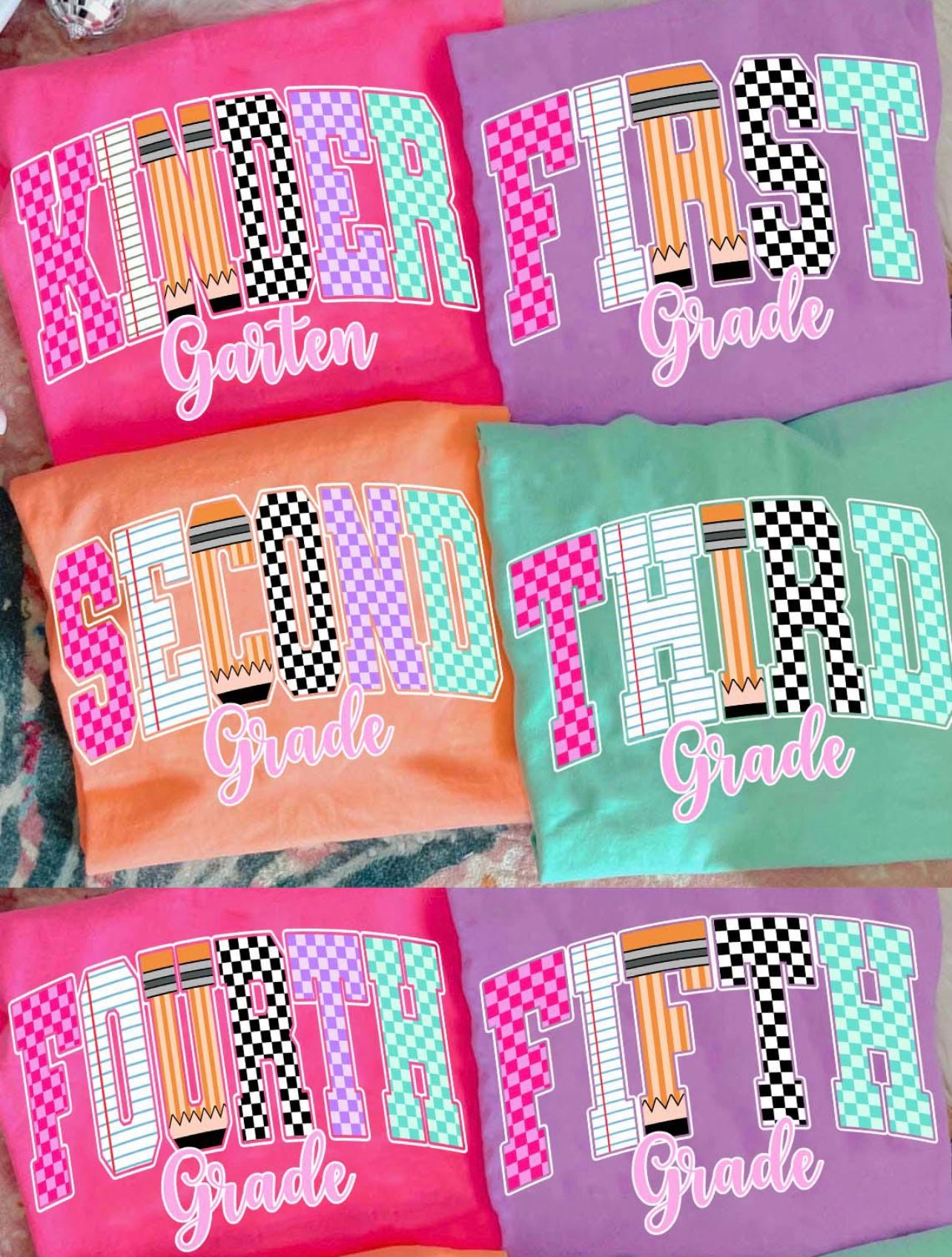 Color Pop Back-to-School Tees (ADULT)