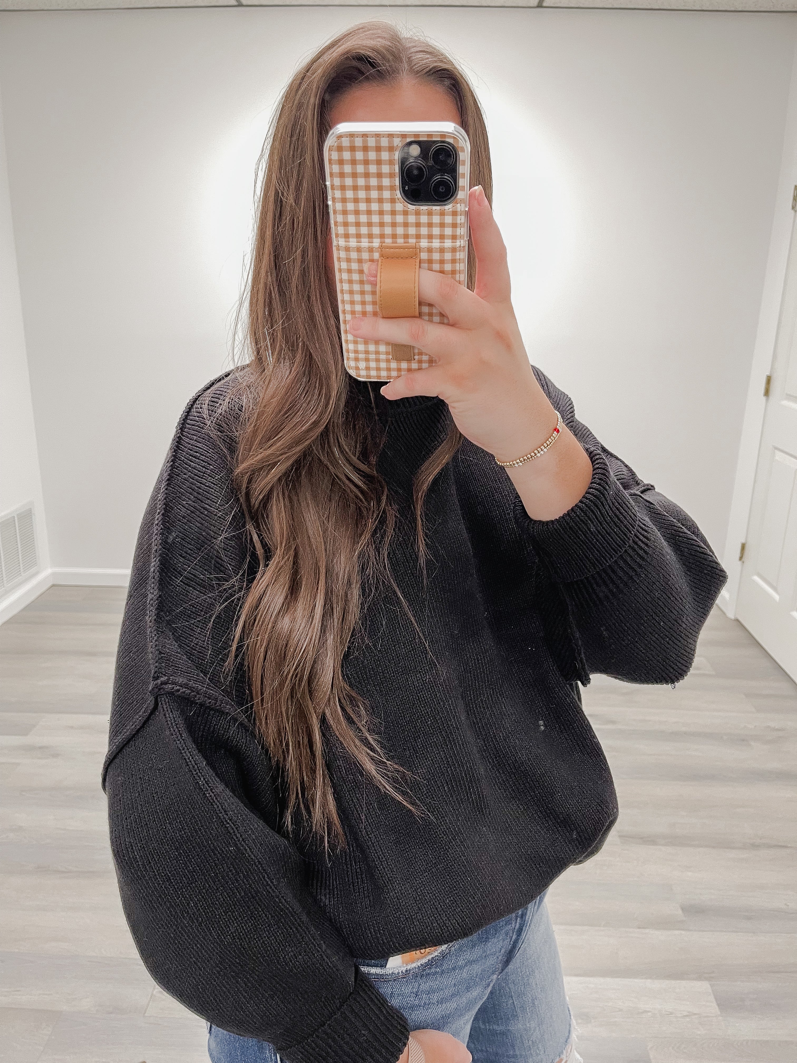 Sadie Side Slit Oversized Sweater