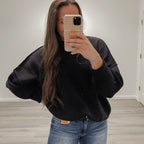 Sadie Side Slit Oversized Sweater