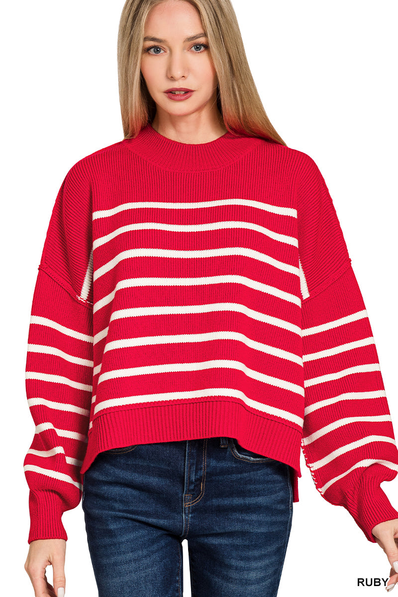 Sadie Sweater - Candy Cane