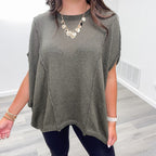 Samantha Knit Top - Olive