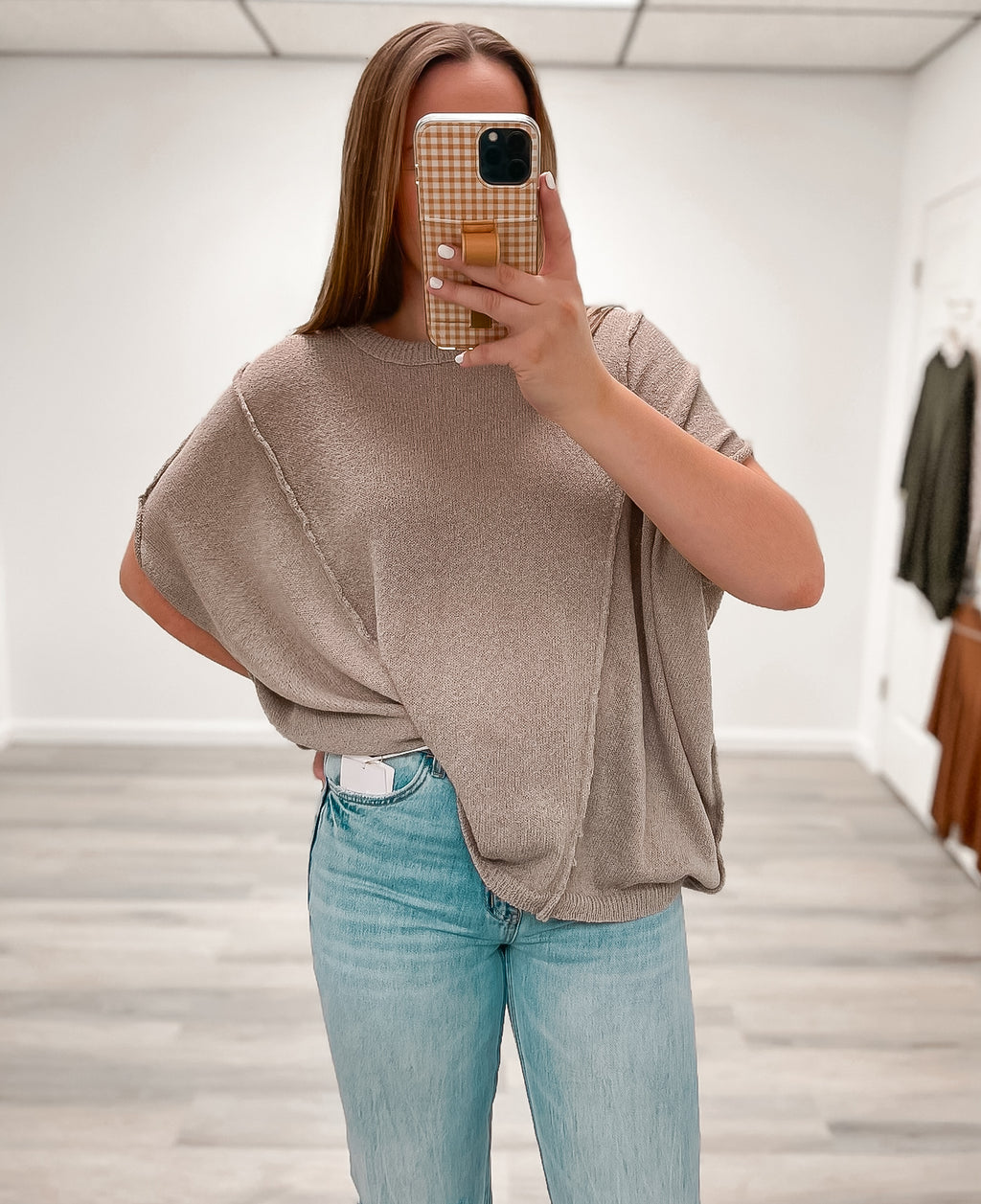Samantha Knit Top - Slate