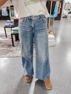 High Rise Wide Leg Jeans