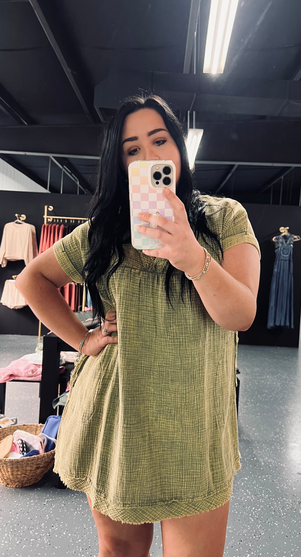 Mini Dress Olive
