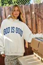 GOD IS GOOD Reversible Mock Neck