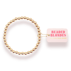5MM Gold Beaded Bracelet