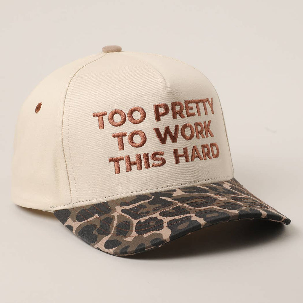 Too Pretty Trucker Hat