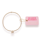 Gold Bow Charm Bracelet