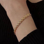 18K STAINLESS STEEL TARNISH FREE CUBAN BRACELET