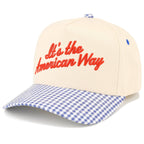 THE AMERICAN WAY Two Tone Trucker Hat