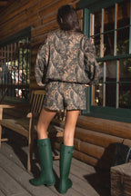 Woodland Camo Fleece Crew Neck