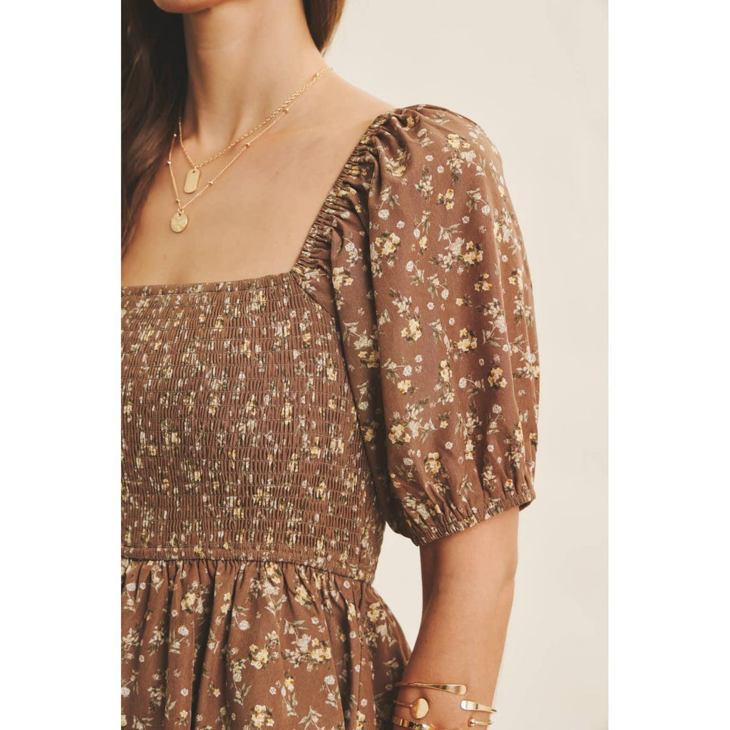 FLORAL MOCHA MAXI