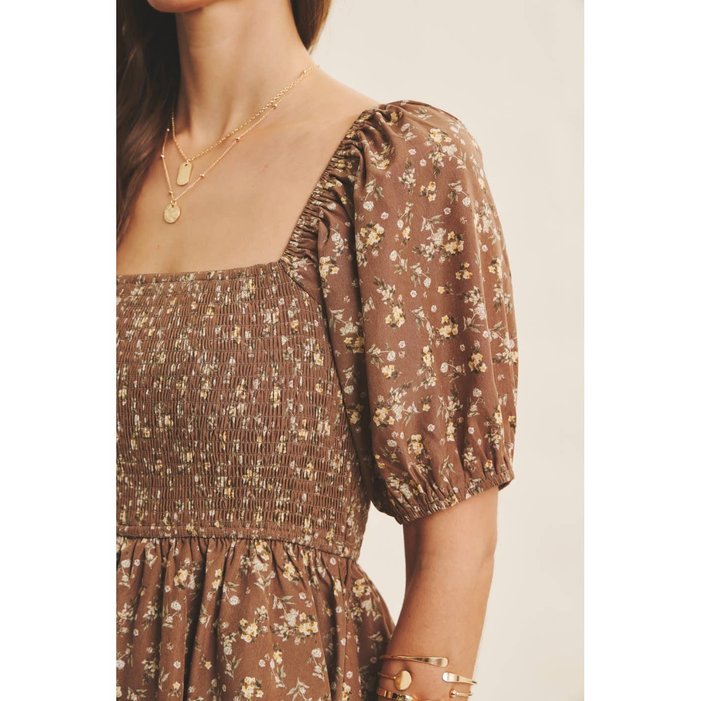 FLORAL MOCHA MAXI