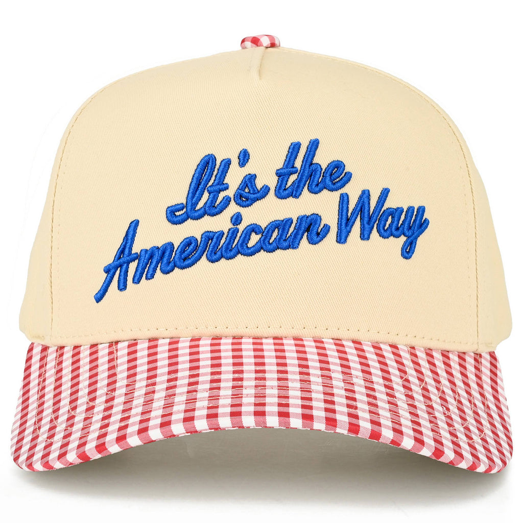 THE AMERICAN WAY Two Tone Trucker Hat
