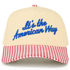 THE AMERICAN WAY Two Tone Trucker Hat