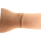 Gold Bow Charm Bracelet