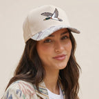 Mallard Embroidered Camo Brim Trucker Hat