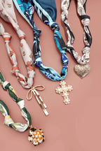 HANDMADE SCARF CHARM NECKLACE