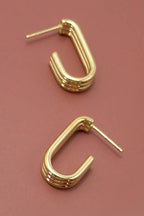 18K STAINLESS STEEL TARNISH FREE HUGGIE HOOPS