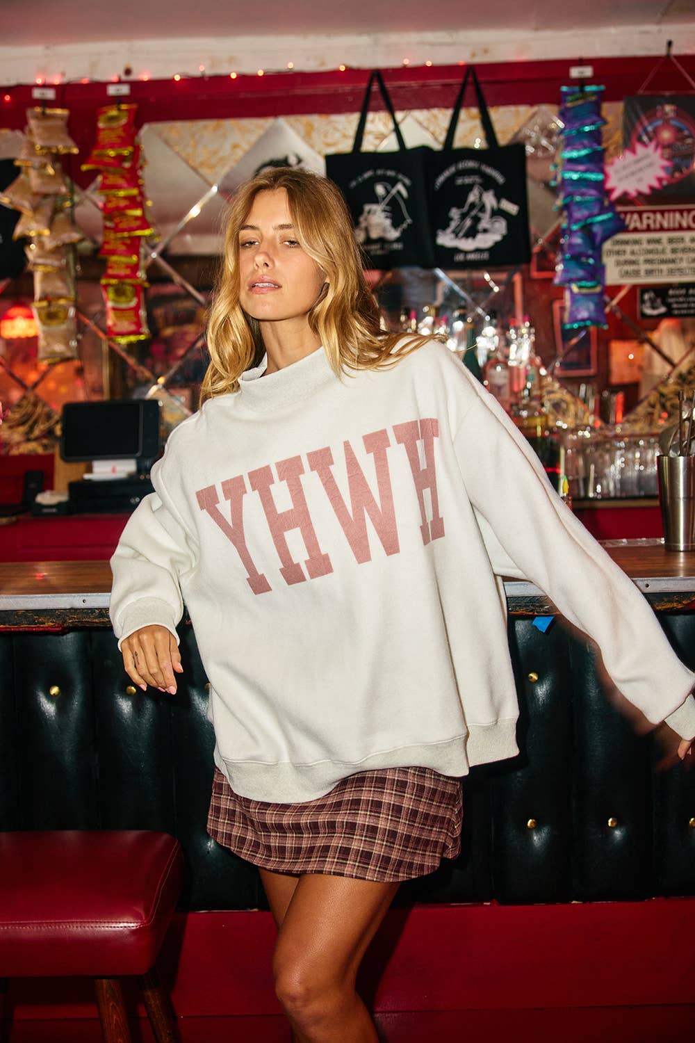 YHWH Reversible Mock neck