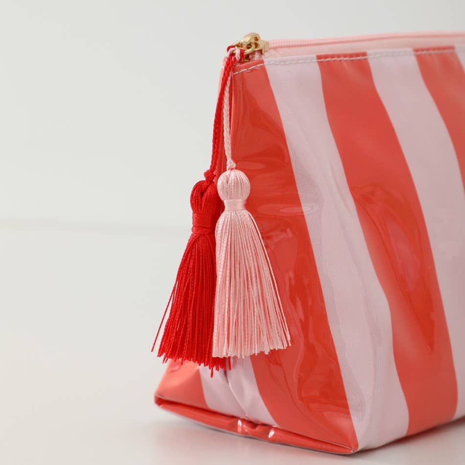 TRAVEL STRIPED POUCH